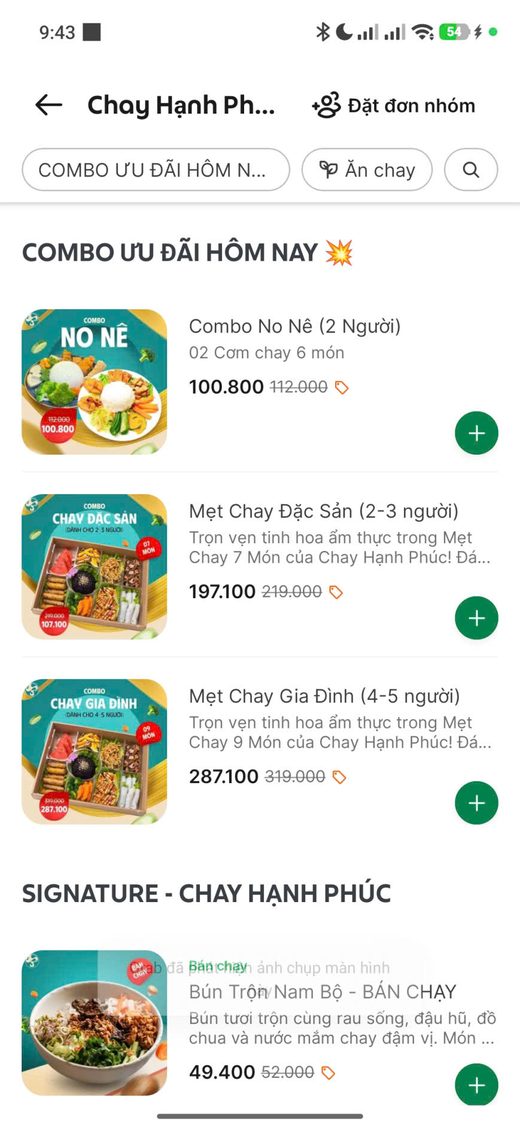 Gian hàng Chay Hạnh Phúc trên Food App — ảnh 3