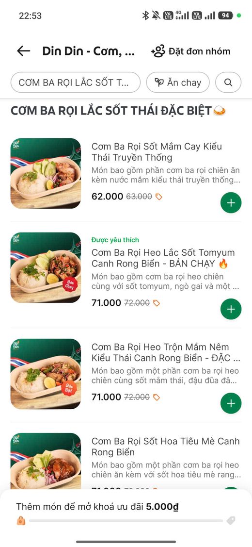 Gian hàng Din Din House trên Food App — ảnh 4